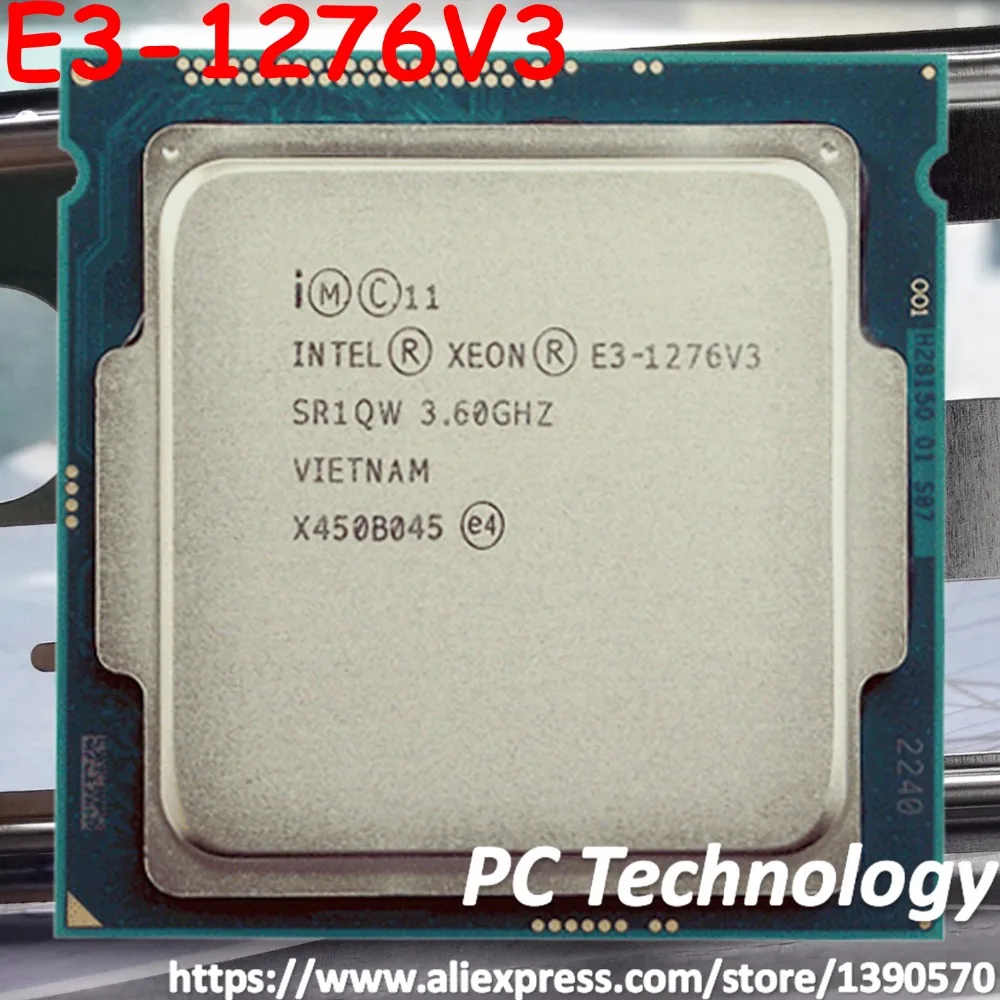 Original Intel Xeon processor E3 1276V3 CPU 3.60GHz 8M LGA1150 Quad ...