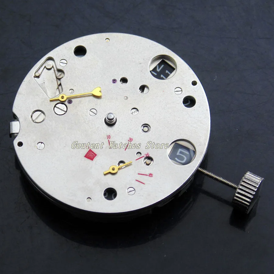 

Date Asia st2530 Automatic Mechanical Movement Watch Accessory Kit Parnis Mens' Watch