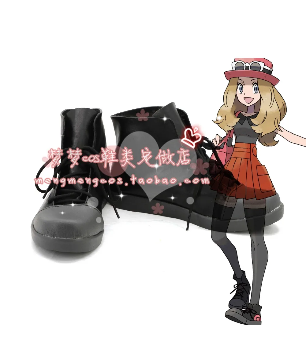 SPECIAL Pocket Monsters Serena cosplay Shoes Boots Custom-Made 2765 | Тематическая одежда и униформа