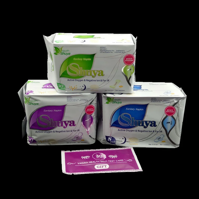 3 pack anion sanitary pads menstrual pad feminine hygiene Product