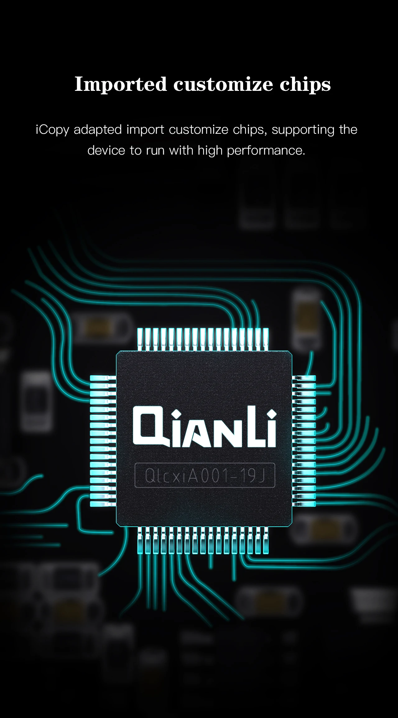 Qianli инструмент iCopy plus iPhone вибрации чувствительный цвет программист для iPhone 7 8P XR XSMax Чип ремонт