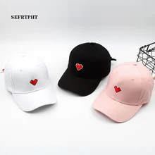 Унисекс любовь вышивка бейсбольная кепка Bones бейсболка для мужчин и женщин кепки s в форме сердца любовь солнцезащитный козырек Кепка водителя грузовика gorras