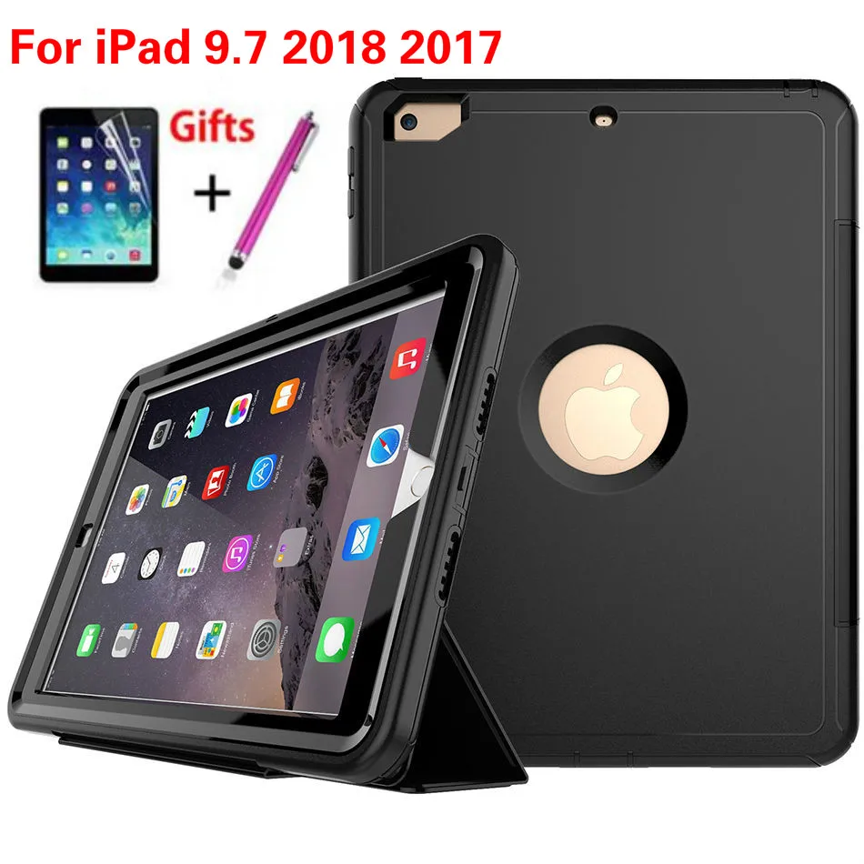 Amor сверхмощный чехол для Apple новый IPad 9 7 2018 2017 A1822 A1893 ударопрочный детский