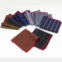 Квадратный карман с узором пейсли для мужчин, хлопковый платок с узором пейсли, разноцветная полоска, нежный мужской свадебный дизайнерский квадратный карман