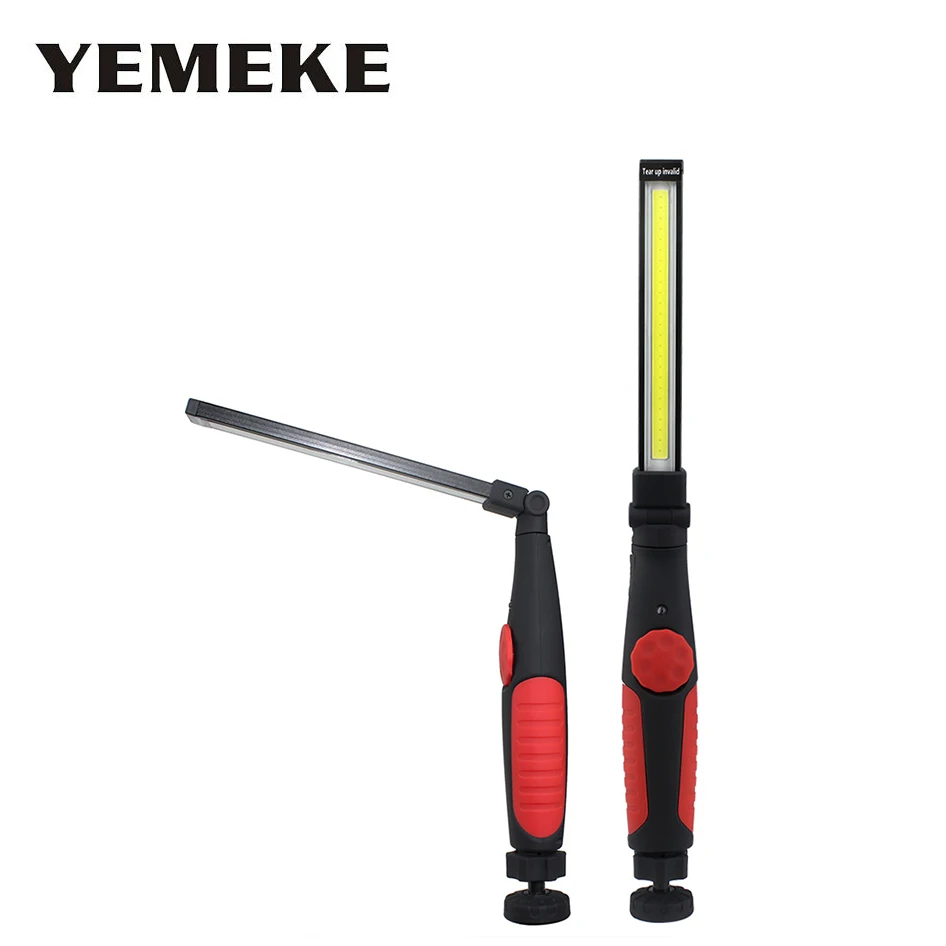 

Mini Rechargeable USB COB Flashlight Torch With Magnetic Portable LED Work Light For Outdoor Camping Car Inspection B1