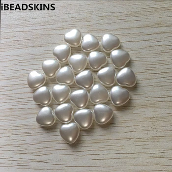 

15mm 500pcs/lot Acrylic Imitation pearl heart-shape Beads for Jewelry DIY #3972 (Design as shown)
