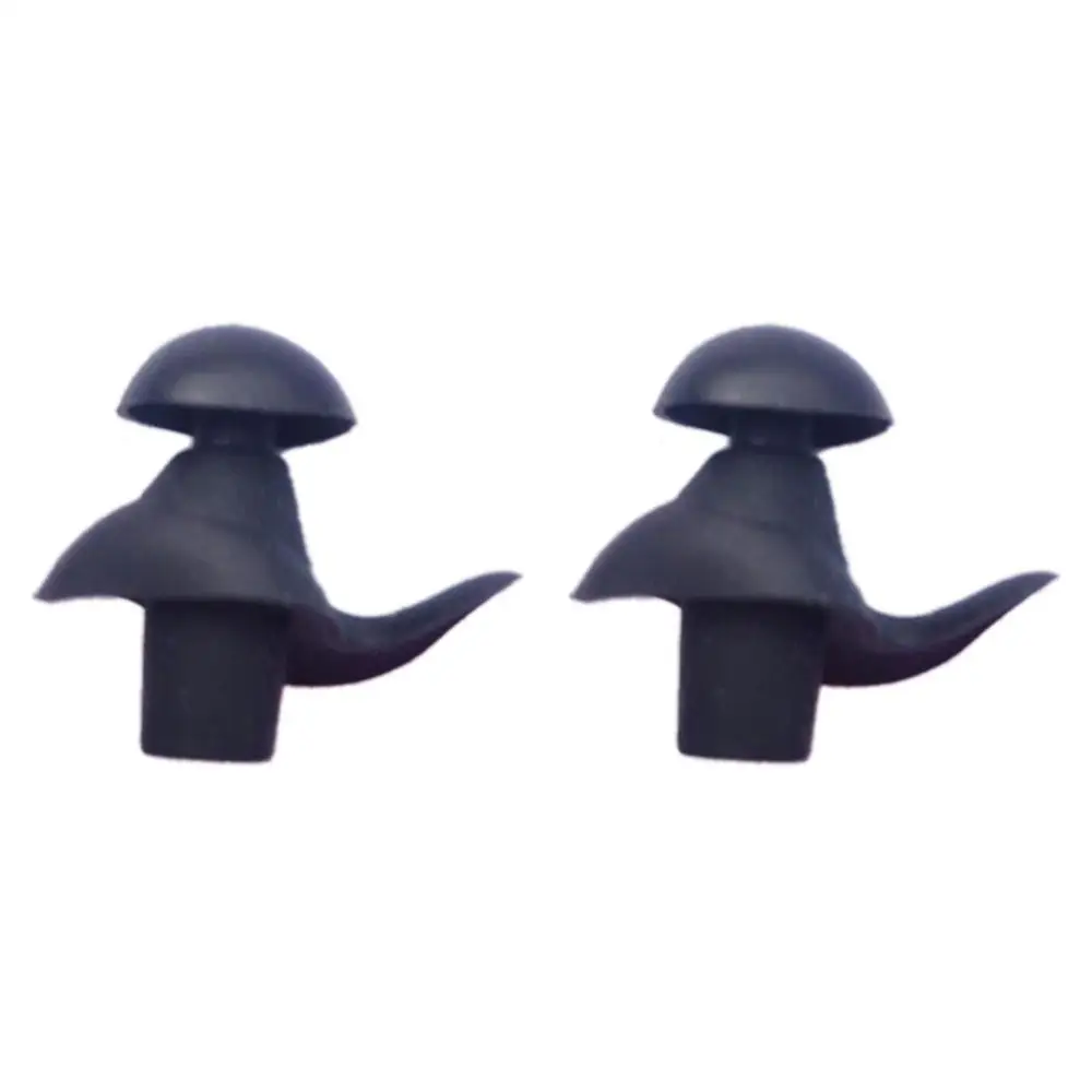 1 пара мягких силиконовых затычек для ушей Environ для мужчин Тал водонепроницаемые пыленепроницаемые беруши для дайвинга водные виды спорта для женщин и мужчин аксессуары для плавания - Цвет: Черный