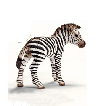 

7.5CM Simulational PVC Baby Zebra Animals Models Figures Cheap Toys for Kids Collections