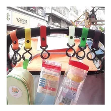 1 pc 0-24 Months Baby Simple Colorful Rattles Hook Toys 97003-97008