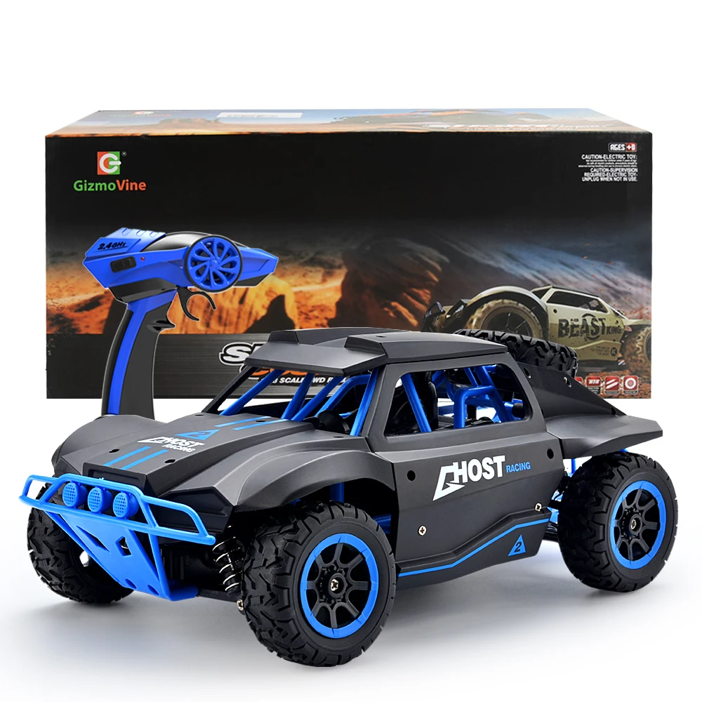 GizmoVine короткий автомобиль с дистанционным управлением 1/18 грузовик 4WD 25 км/ч высокая скорость дрейф RC автомобиль короткий ход гоночный грузовик игрушка для детей подарок