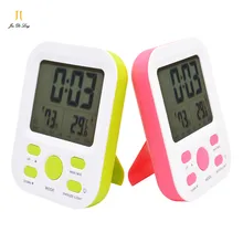 New Modern Tilted Stand or Lying in the Table LCD Calendar Digital Clocks with Temperature