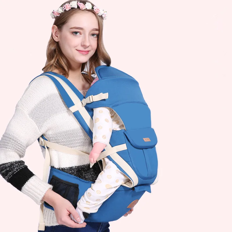 2019 Baby Carrier Infant Baby Hipseat Carrier Front Facing Ergonomic Kangaroo Baby Wrap Sling for Baby Travel 0-36M