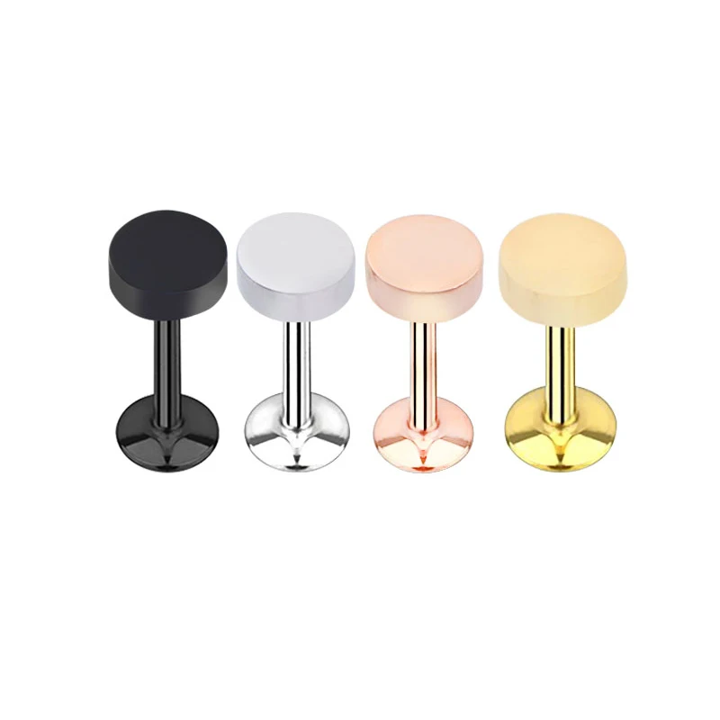 Fashion-Lip-Ring-316L-Stainless-Steel-Round-Inner-Thread-Labret-ring-Labret-Jewelry-Ear-Targus-Cartilage