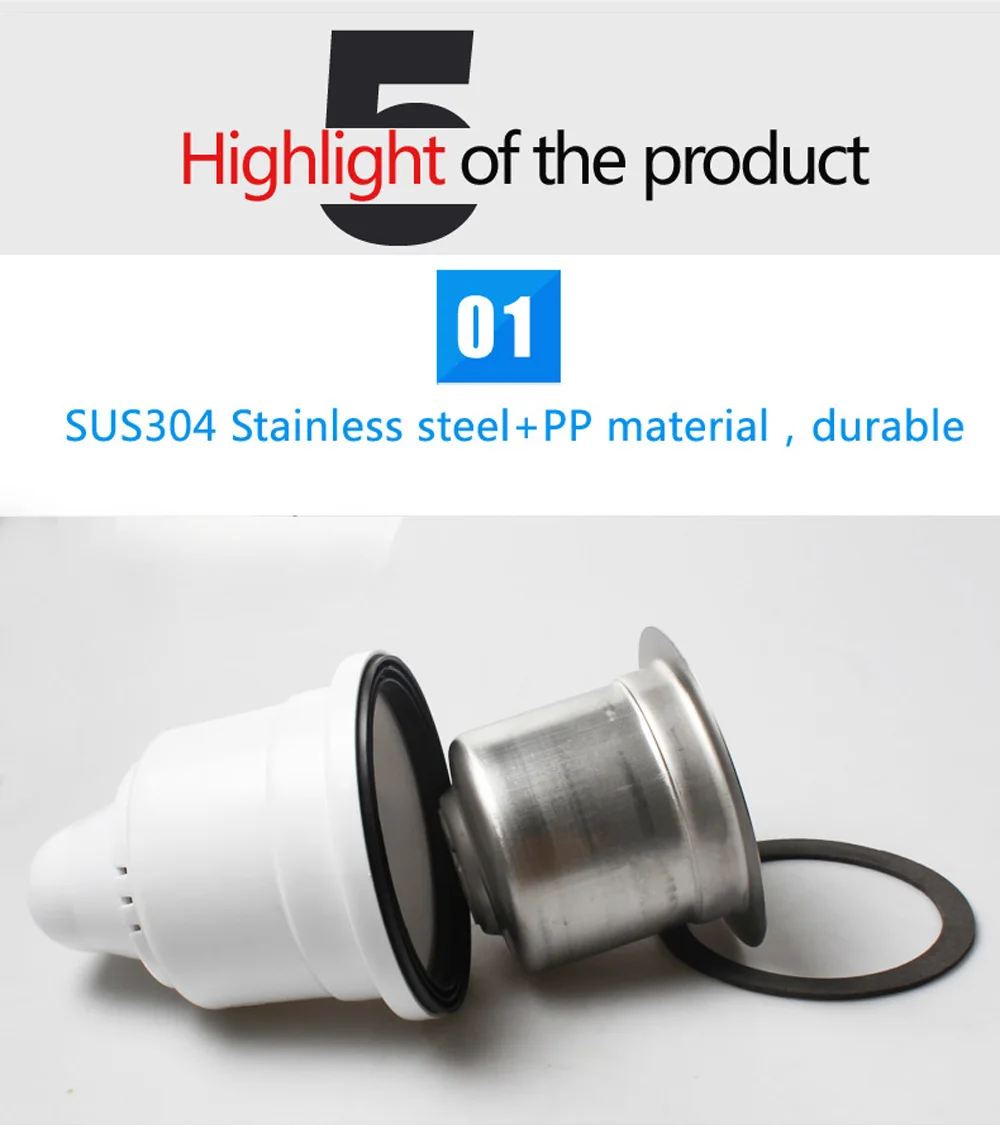 drenagem com reservatório de vazamento, rolha de resíduos