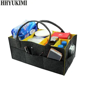 

Felt cloth Storage Bag/Multi-pocket Baby Diaper Organizer/Fashion Foldable Children Toy Nursery Organizer travel Car Storage Bag