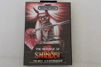 

THE REVENGE OF SHINOBI Video Game Card for Sega Megadrive Genesis Game Cartridge
