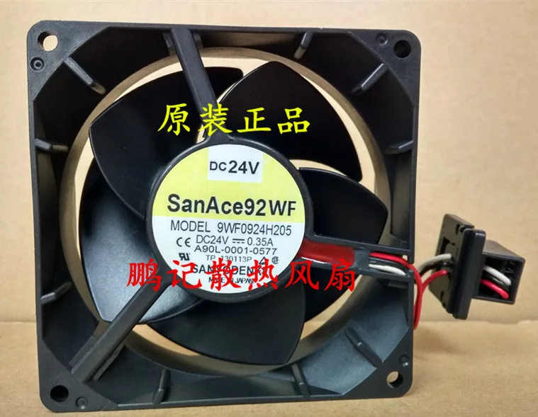 Original Sanyo 9WF0924H205 24V Fanuc fan SANACE92WF 9CM 0.35A equipment fan