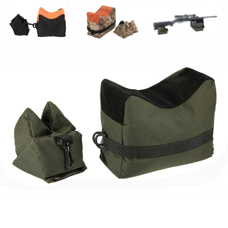 

Portable Sniper Shooting Gun Rest Bag Set Front & Rear Rifle Target Bench Unfilled Stand Support Sandbag Hunting Accessories