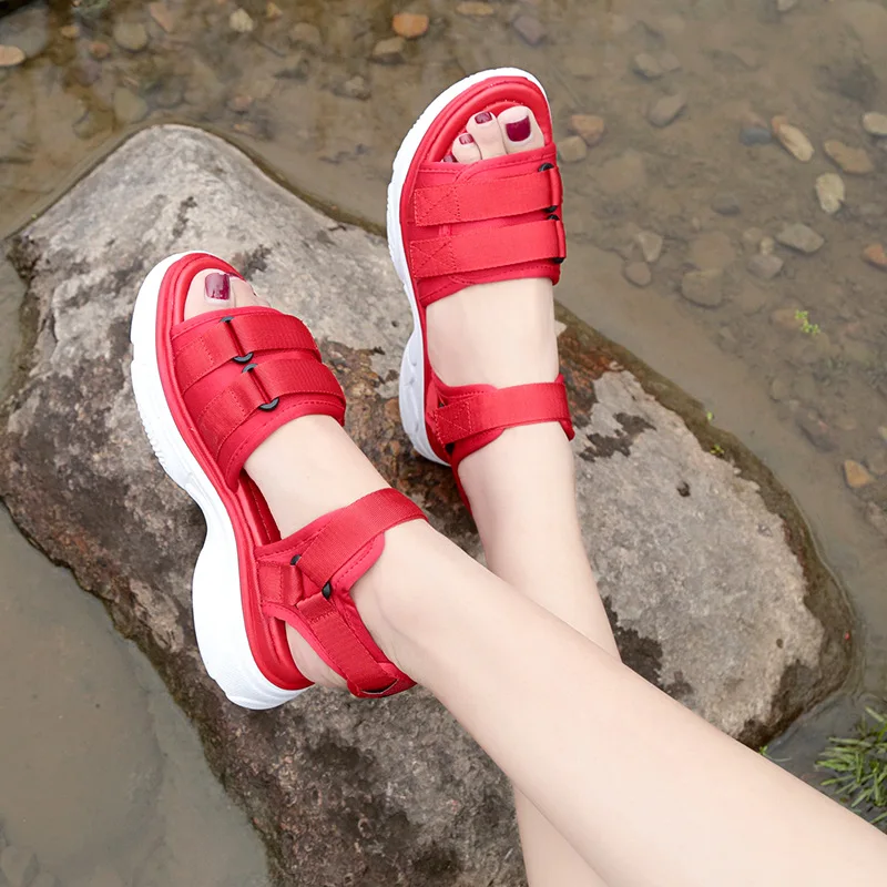 fujin women summer shoes platform sandals