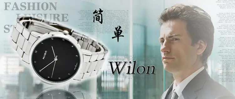 Новинка, оригинальные наручные часы Veyron Wilon 906, модные часы для влюбленных, простой стиль, стальная полоса, кварцевые часы для мужчин и женщин, часы relogio