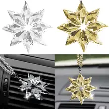 Vehemo Рождественский подарок Ловец Солнца Снежинка прозрачные кристаллы автомобиль кулон украшение интерьера подвесное украшение аксессуар