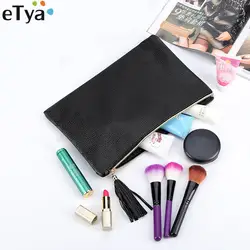 ETya для женщин кожаная сумка и кошельки Организатор 2019, новая мода черный, розовый женский клатч большой кошелек для монет Сумки