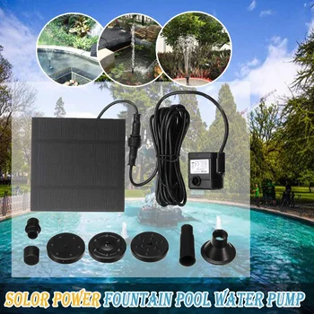 

Solar Power Floating Fountain Water Pump for Garden Landscape Pond Pool Fish Tank Pool Garden Solar Power Decorative Fountain