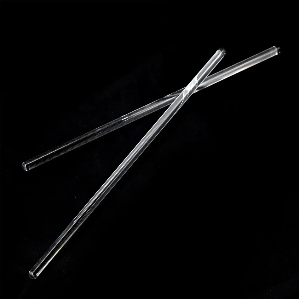 

2pcs Transparent Glass Experimental Mixing Tool Lab Use 6*200mm