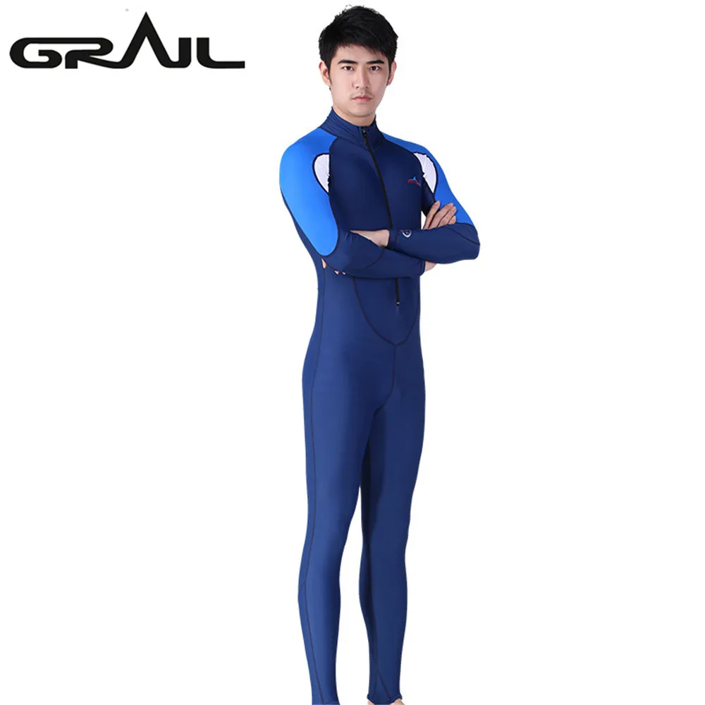 

Couple Swimwear Surf Boarding Wetsuit Men Women Surf Diving Equipment Thin Stitching Jellyfish clothing long sleeved LS-715A