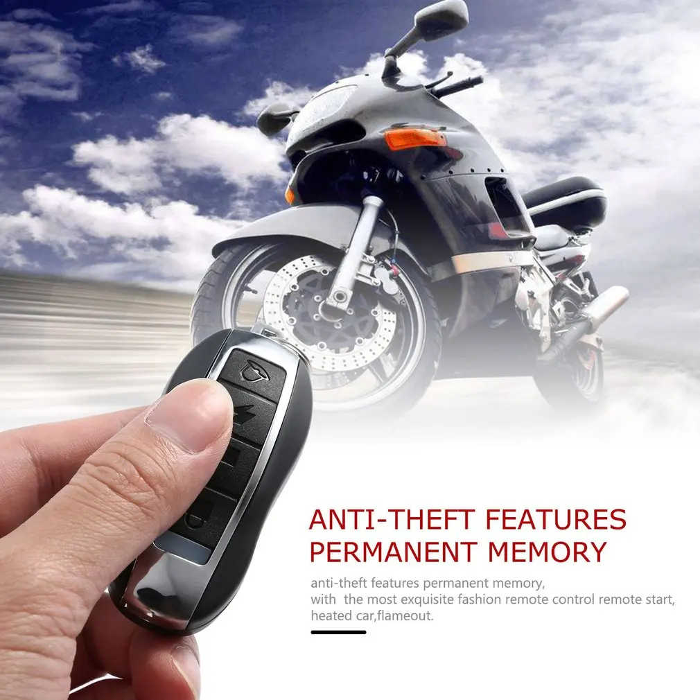 

Waterproof Car Motorcycle Alarm System Anti-theft Security Remote Control antifurto auto Wholesale High Quality CLSK