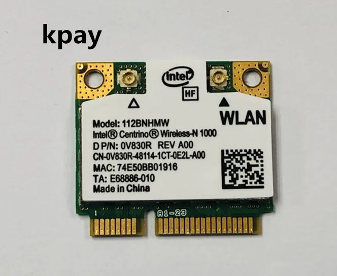 112 BNHMW Intel WiFi Link N1000 300 M мини pcie ноутбук беспроводная карта для HP 572520 001|Сетевые