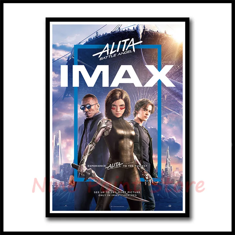Alita: Боевой ангел фильм белая бумага с покрытием постер украшение настенная