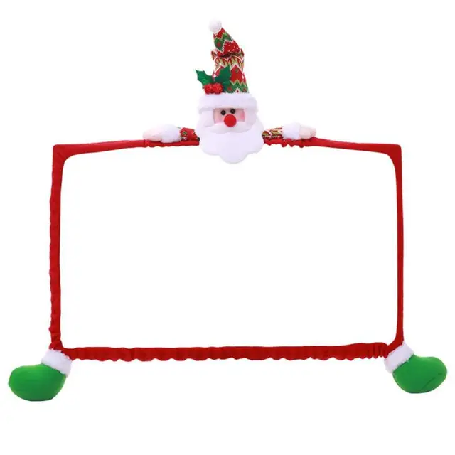 Buy Christmas Computer Monitor Border Cover Computer