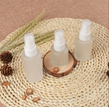 

100pcs 20/30/40ml glass spray bottle fine mist filling water bottle perfume sub bottle Makeup Travel