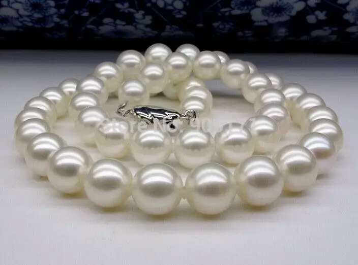

Free Shipping>>JAPANESE AKOYA PEARL NECKLACE 9-10mm White 17.5" AAAAA+