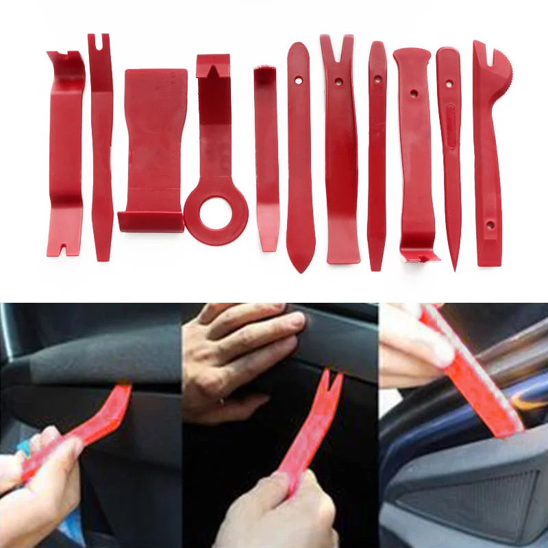 

11Pcs Dashboard Removal Opening Tool Set Panel Pry Tool Trim DIY Car Repair Tool Pry Kit Auto Car Radio Panel Interior Door Clip