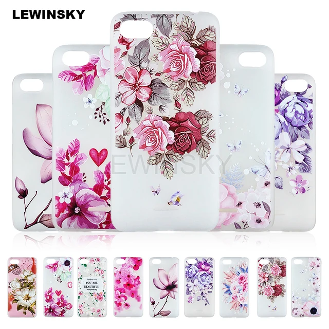 3D Relief Flower TPU Phone Case for Xiaomi Redmi Note 4 4X 5 6 Pro 5A Prime 4A 5 Plus S2 6A Mi 6 A2 8 lite A1 Note 3 Case Cover
