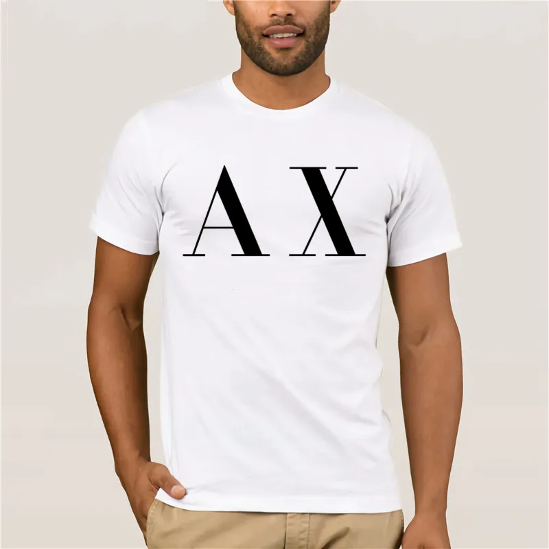 

A LOGO FAMOUS FASHION BRAND men white t-shirt