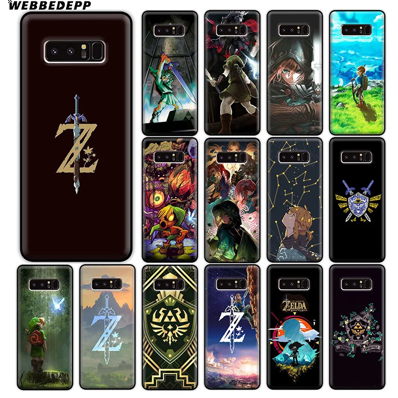 WEBBEDEPP Legend Of Zelda Мягкий силиконовый чехол для Samsung Galaxy A9 A8 A7 A6 Plus 2018 A5 A3 2017 2016 Note 9 8 |