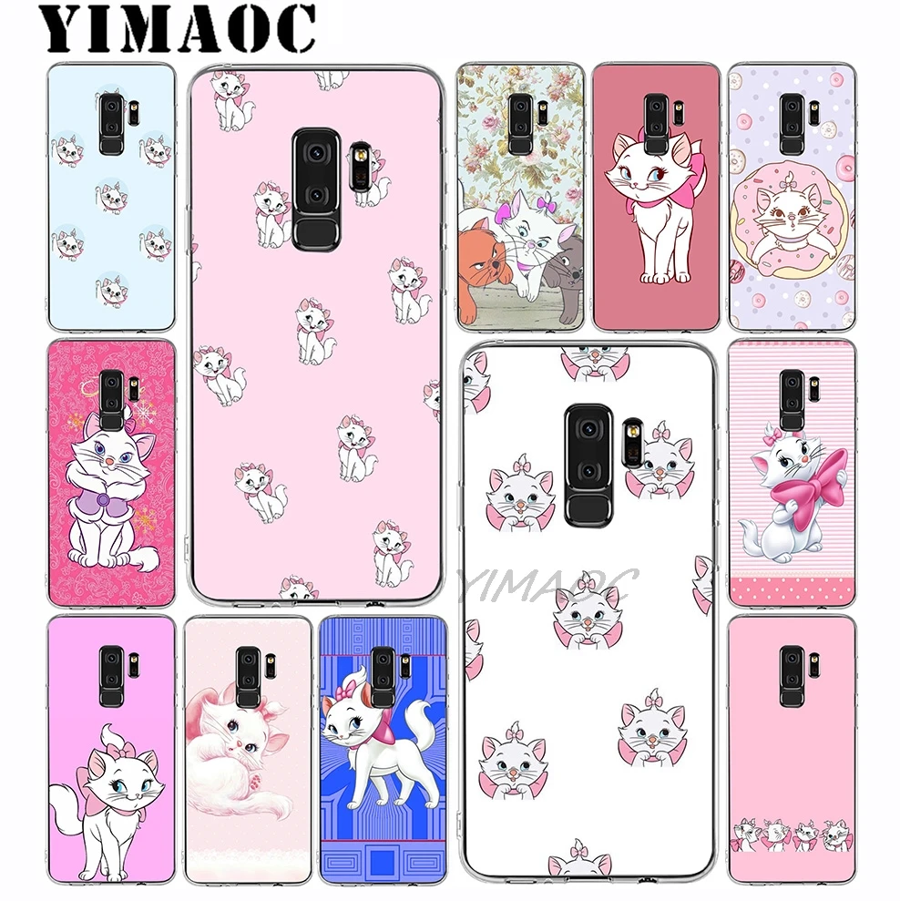 Yimaoc аристократы Мари кошка Мягкий силиконовый чехол для телефона samsung Galaxy S10 S10E S9