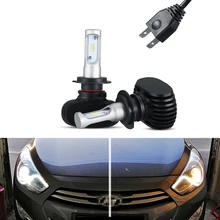 2x Canbus 6000k White 8000lm H7 Led Light LED Tip Headlight For Hyundai i40