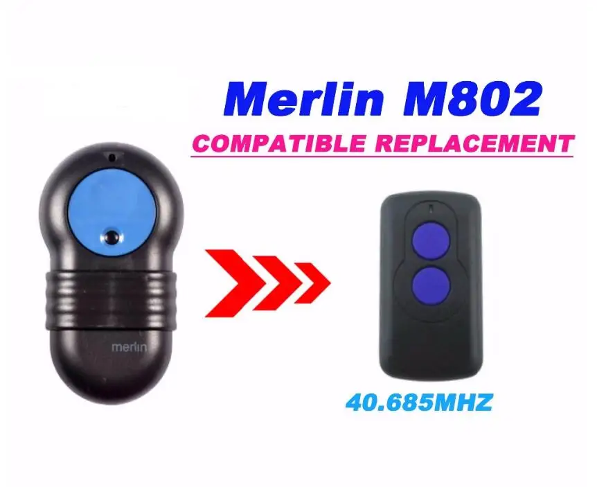 Совместимый пульт дистанционного управления Merlin M802 2 шт. высокое качество очень