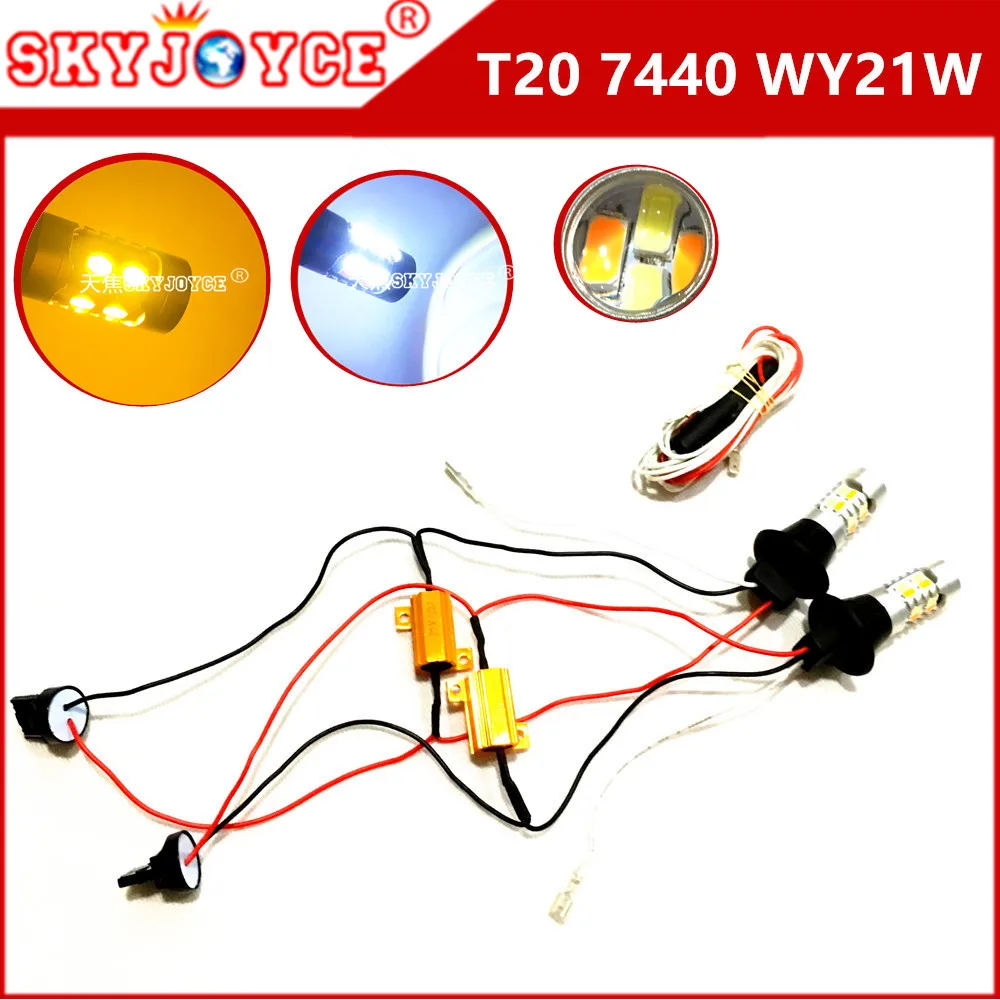 Buy Error Free Canbus led T20 7440 Xenon White yellow