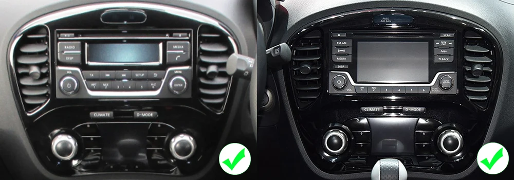 Best ZaiXi 7" Android Car Multimedia player 2 Din WIFI GPS Navigation Autoradio For Nissan Juke 2010~2019 touch screen Bluetooth 1