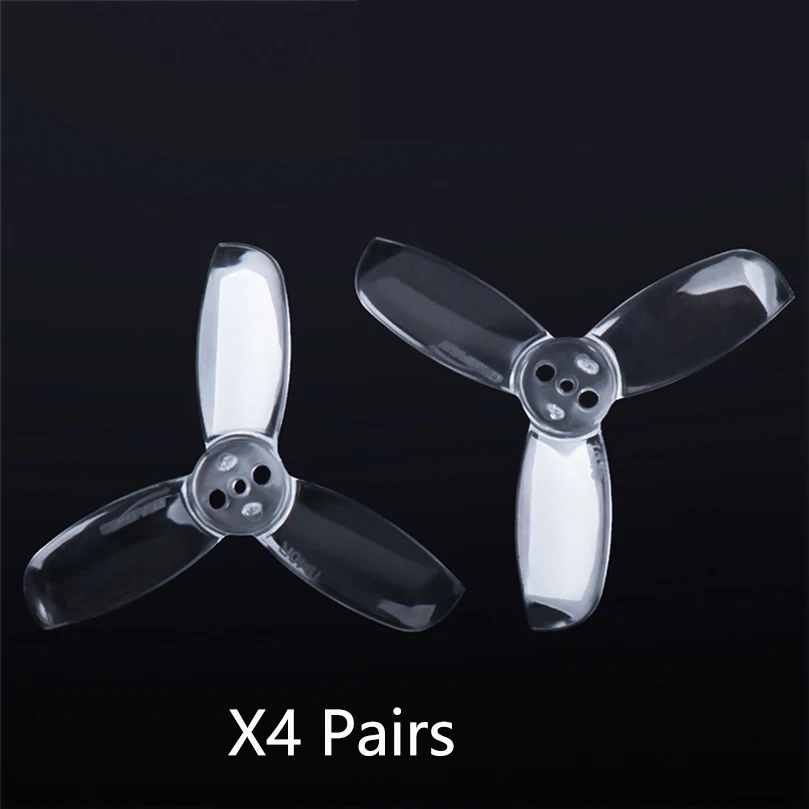 

Gemfan Hulkie 1940 1.9x4.0 PC 3-Paddle Propeller Prop Paddles CW CCW for 1104 1105 Motor for RC Racer Racing Drone