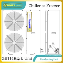 Copland zb114kq/E(16hp) воздушное охлаждение тип шкафа без конденсации блок работает для льда машины или мороженое машина