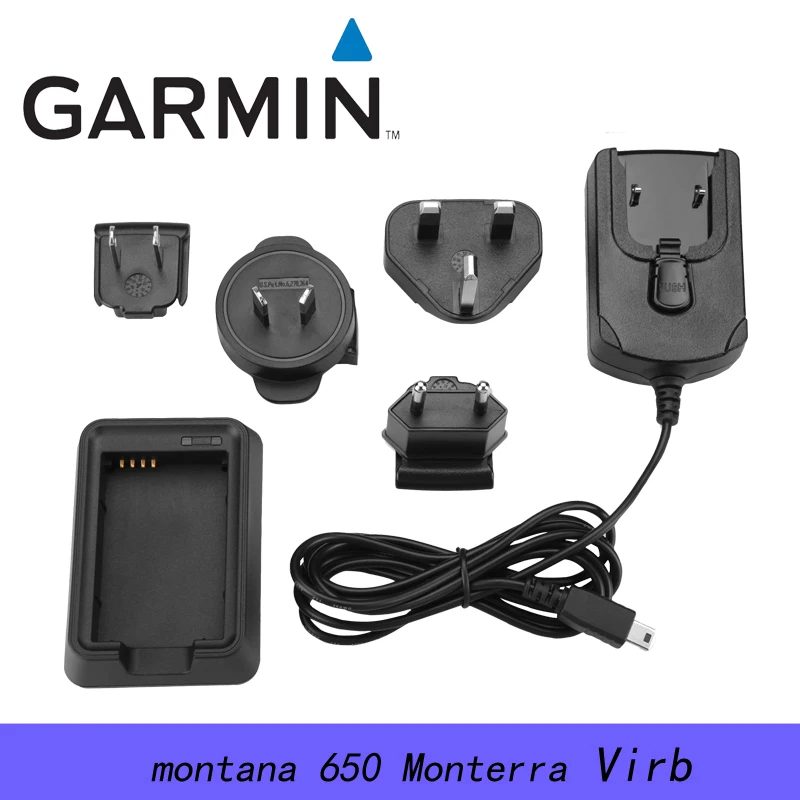 Garmin устройство Monterra Montana 650 VIRB пилот Edition внешний литий-ионная Батарея Зарядное устройство зарядки