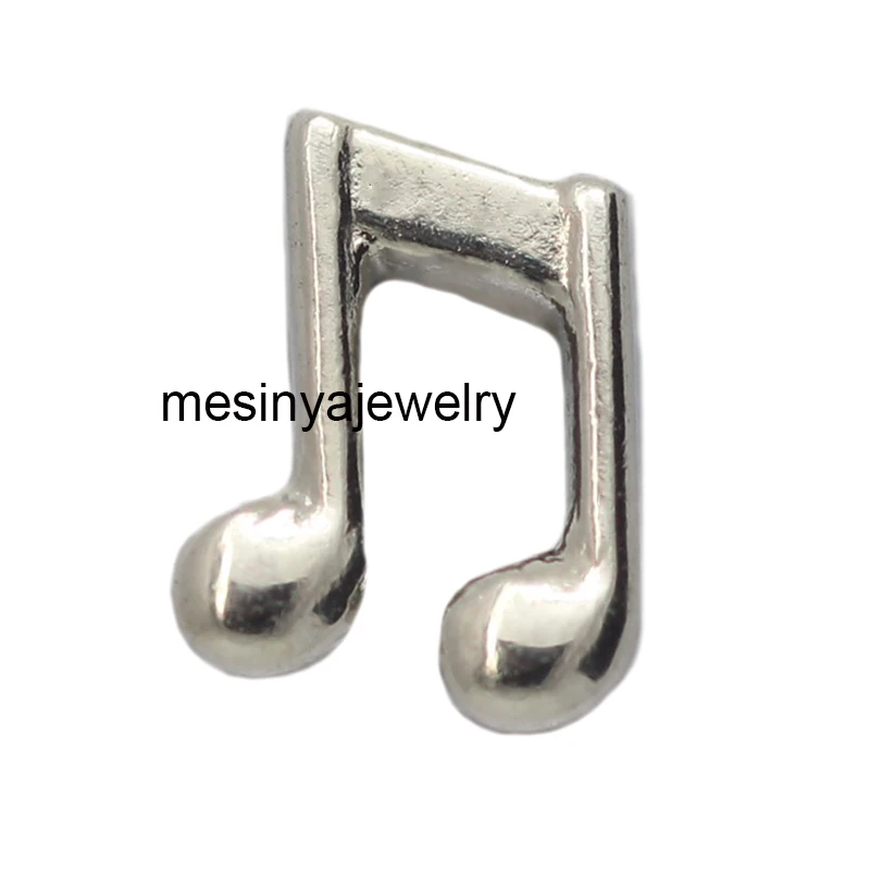 

10pcs Silver Music Symbol Custom Floating Charms For Glass Locket