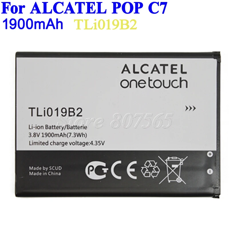Alcatel One Touch Battery TLi019B2 1900mAh Battery fr ALCATEL one touch