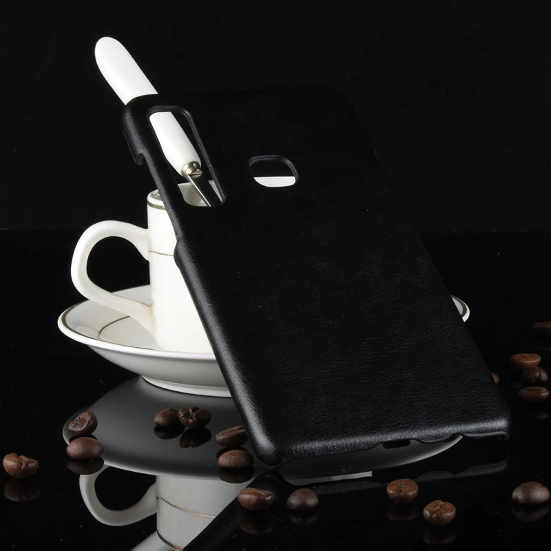 Samsung Galaxy A9S (A9 Star Pro) Litchi pattern PU leather+PC hard case_91